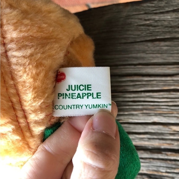 Country Yumkin Juicie Pineapple plush toy Stuffed Anthropomorphic plushie 1983💚 - Picture 8 of 9